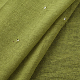 Kutch Organic Kala Cotton Mirror Work Pure Handwoven Fabric 15