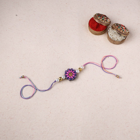 Bishnupur Handpainted Terracotta Rakhi 46