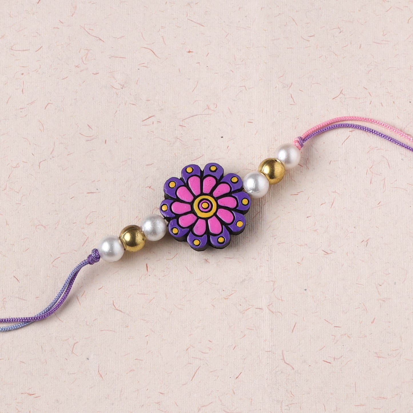 Bishnupur Handpainted Terracotta Rakhi 46