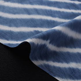 Blue - Leheriya Tie-Dye Cotton Fabric 14
