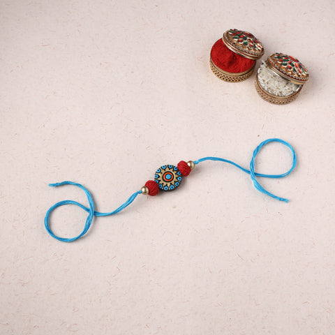 Bishnupur Handpainted Terracotta Rakhi 48