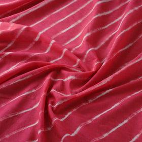 Pink - Leheriya Tie-Dye Cotton Fabric 15