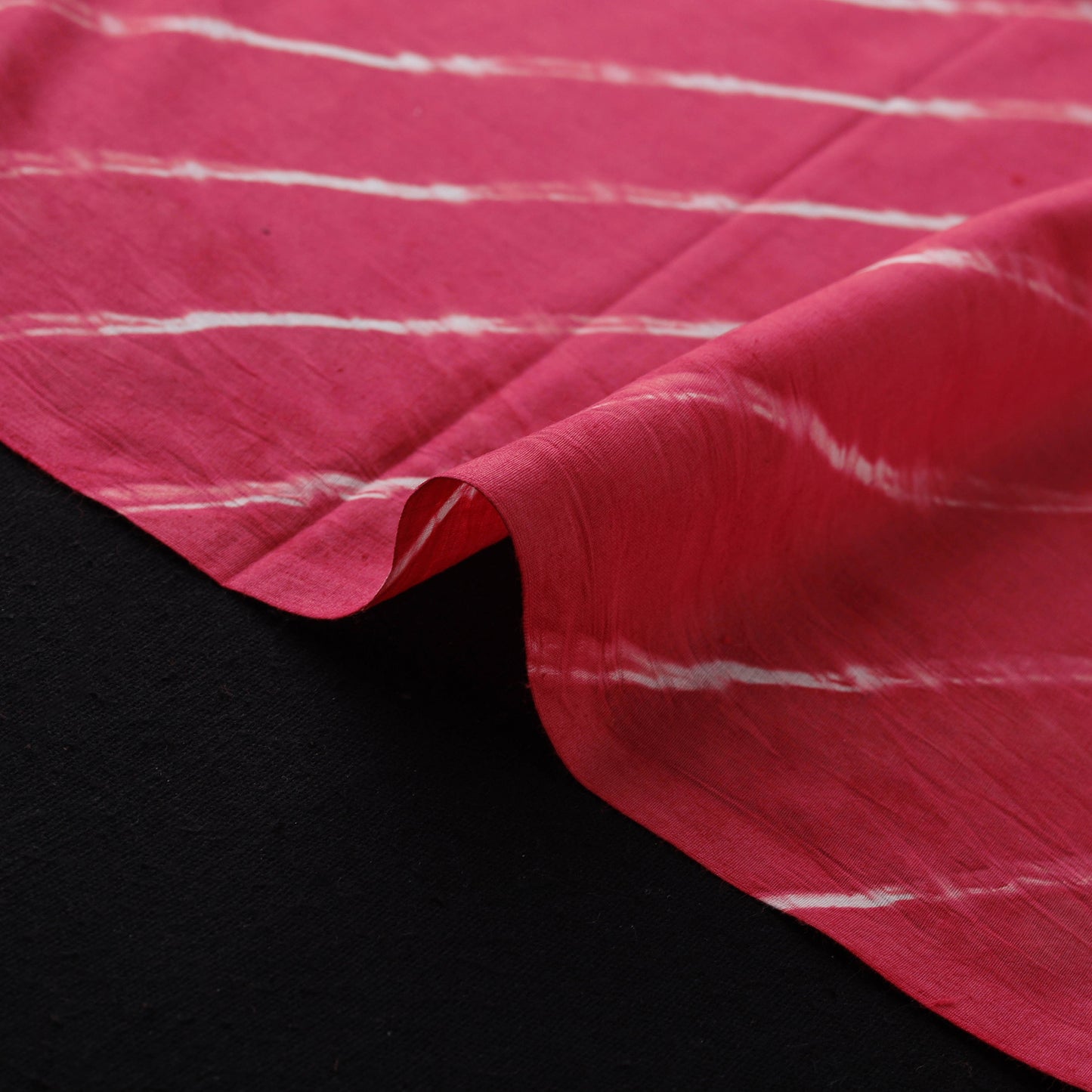 Pink - Leheriya Tie-Dye Cotton Fabric 15