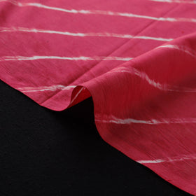 Pink - Leheriya Tie-Dye Cotton Fabric 15