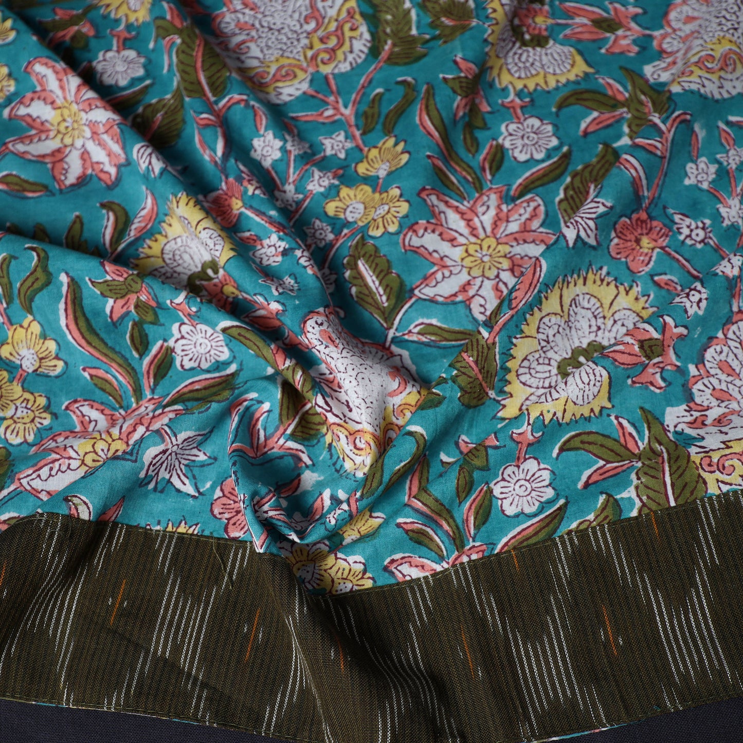 Sanganeri Hand Block Print Cotton Blouse Piece 28