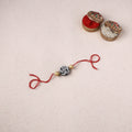 Flower - Bishnupur Handpainted Terracotta Rakhi 51