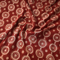 Red - Kalamkari Block Printed Cotton Fabric