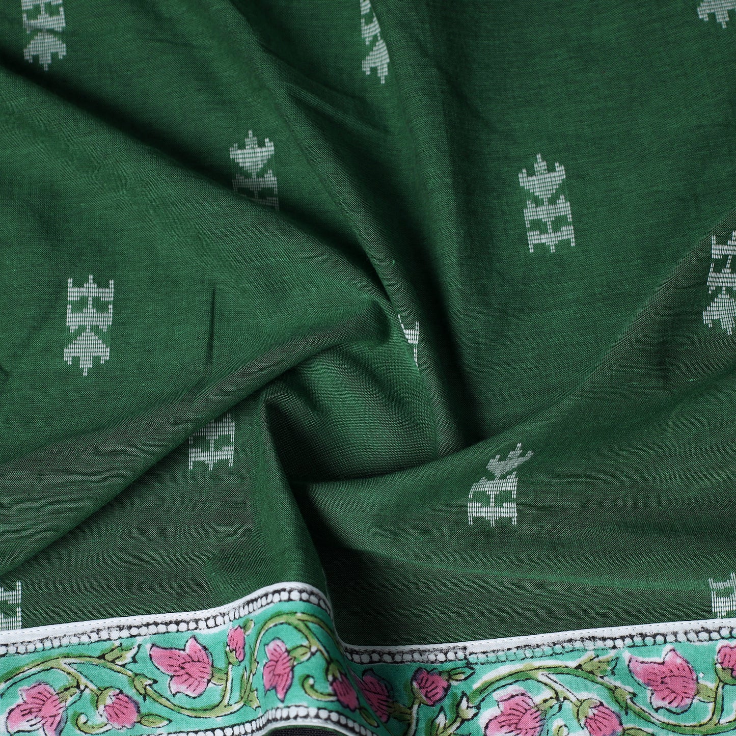 Jacquard Weave Cotton Blouse Piece 14