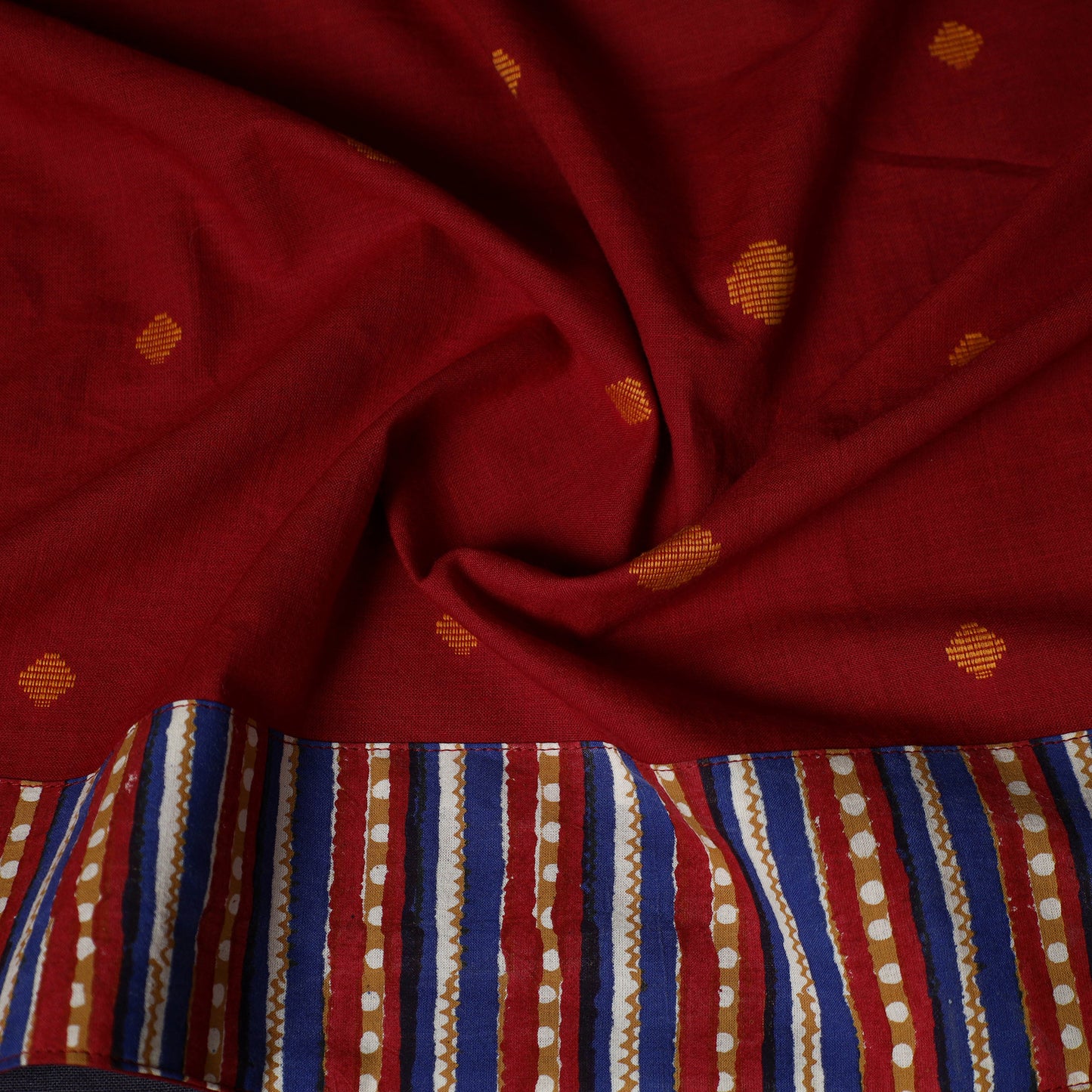 Jacquard Weave Cotton Blouse Piece 12