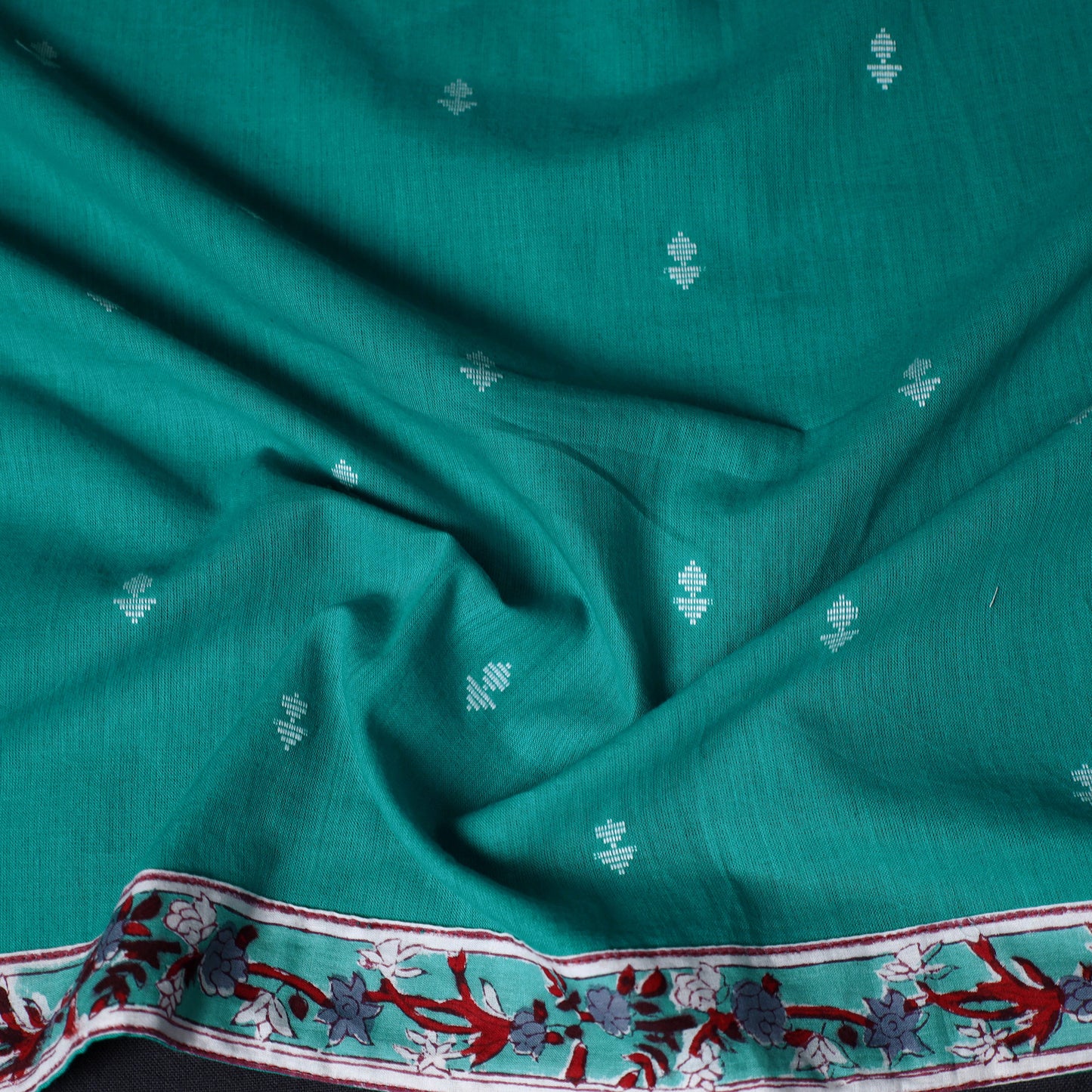 Jacquard Weave Cotton Blouse Piece 10