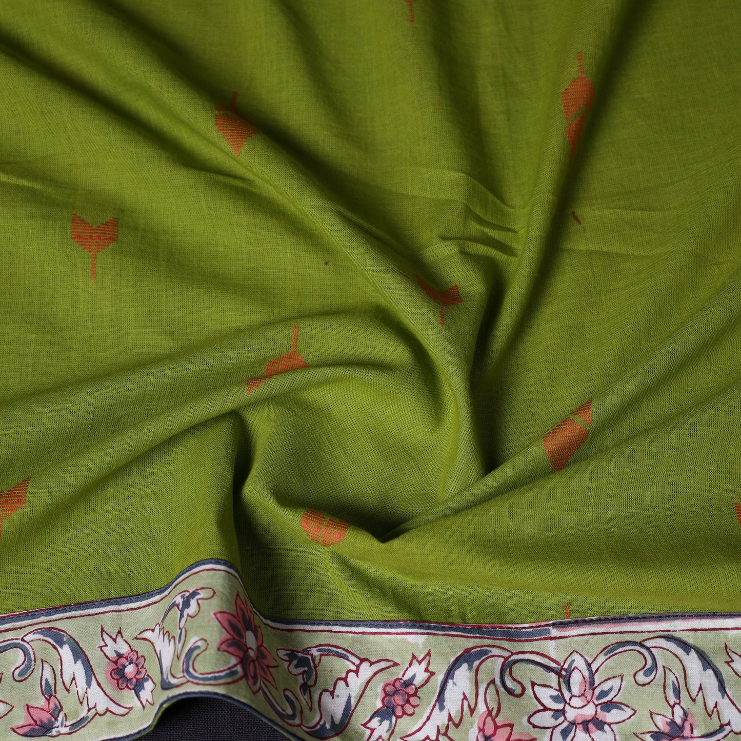 Jacquard Weave Cotton Blouse Piece 06