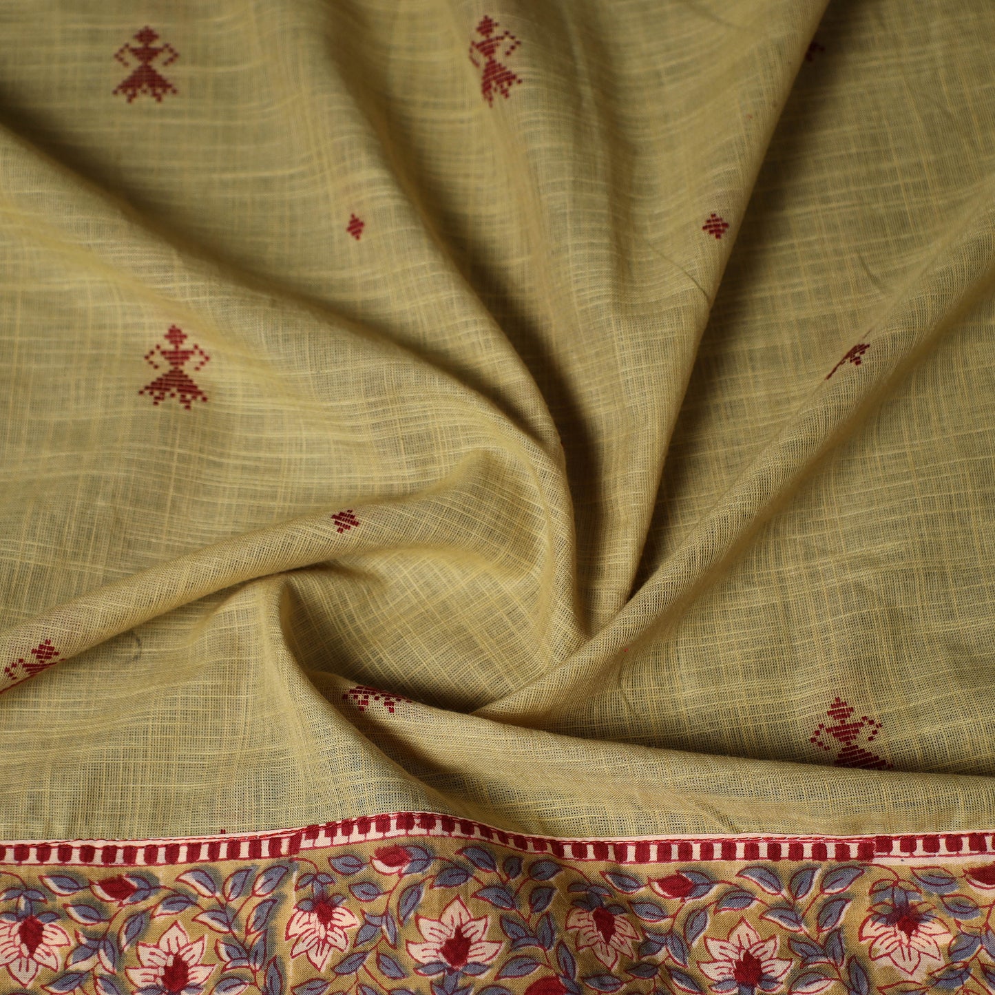 Jacquard Weave Cotton Blouse Piece 03