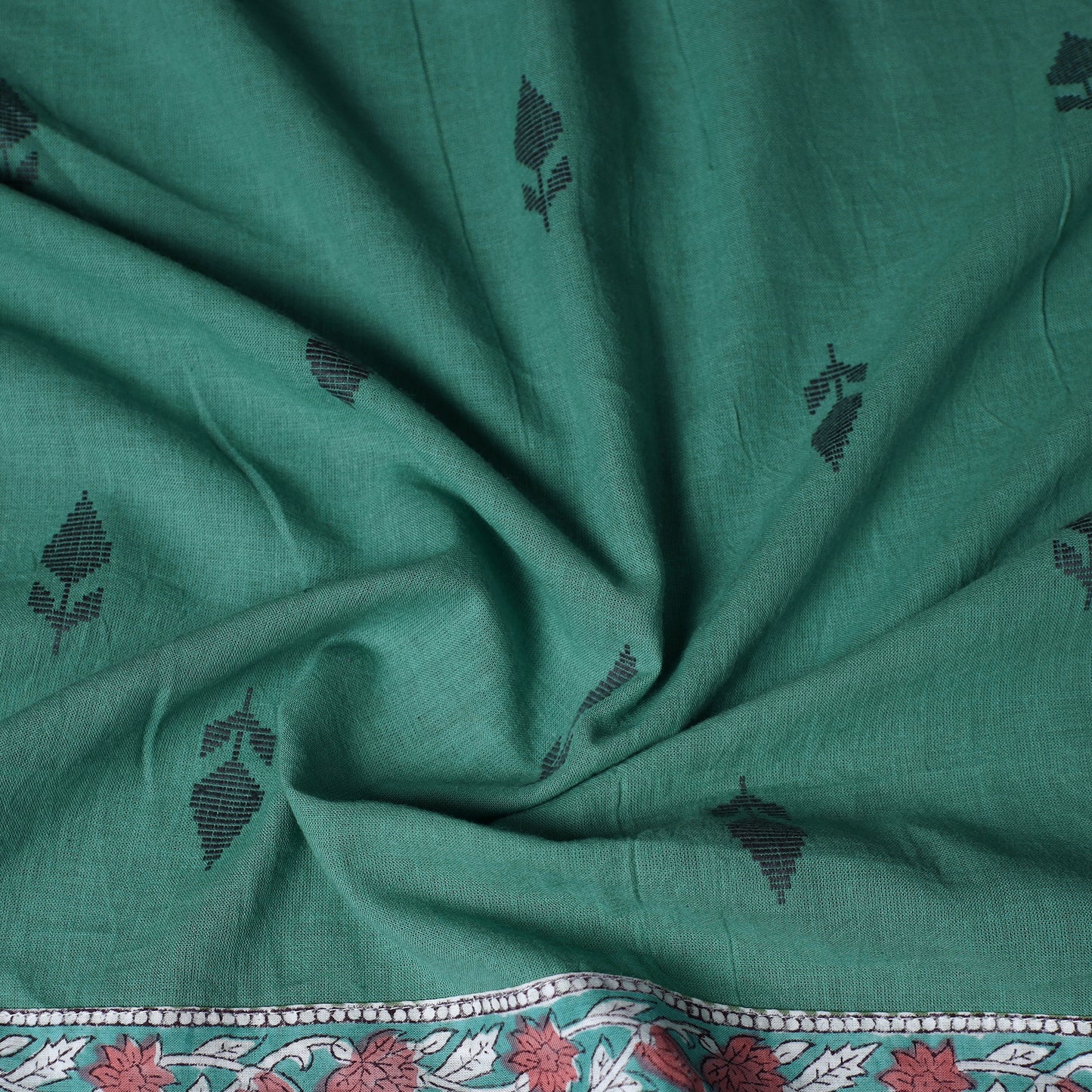 Jacquard Weave Cotton Blouse Piece 01
