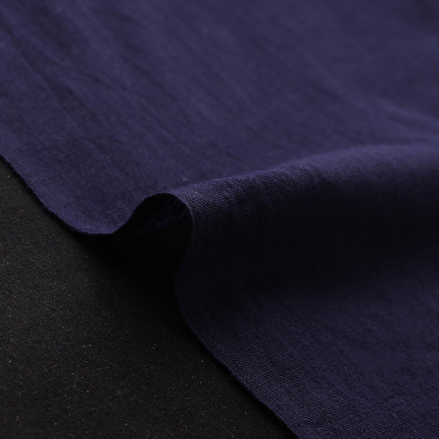 Blue - Kutch Organic Kala Cotton Handwoven Fabric 04