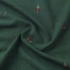 Green Handspun Handloom Natural Dyed Cotton Jamdani Fabric