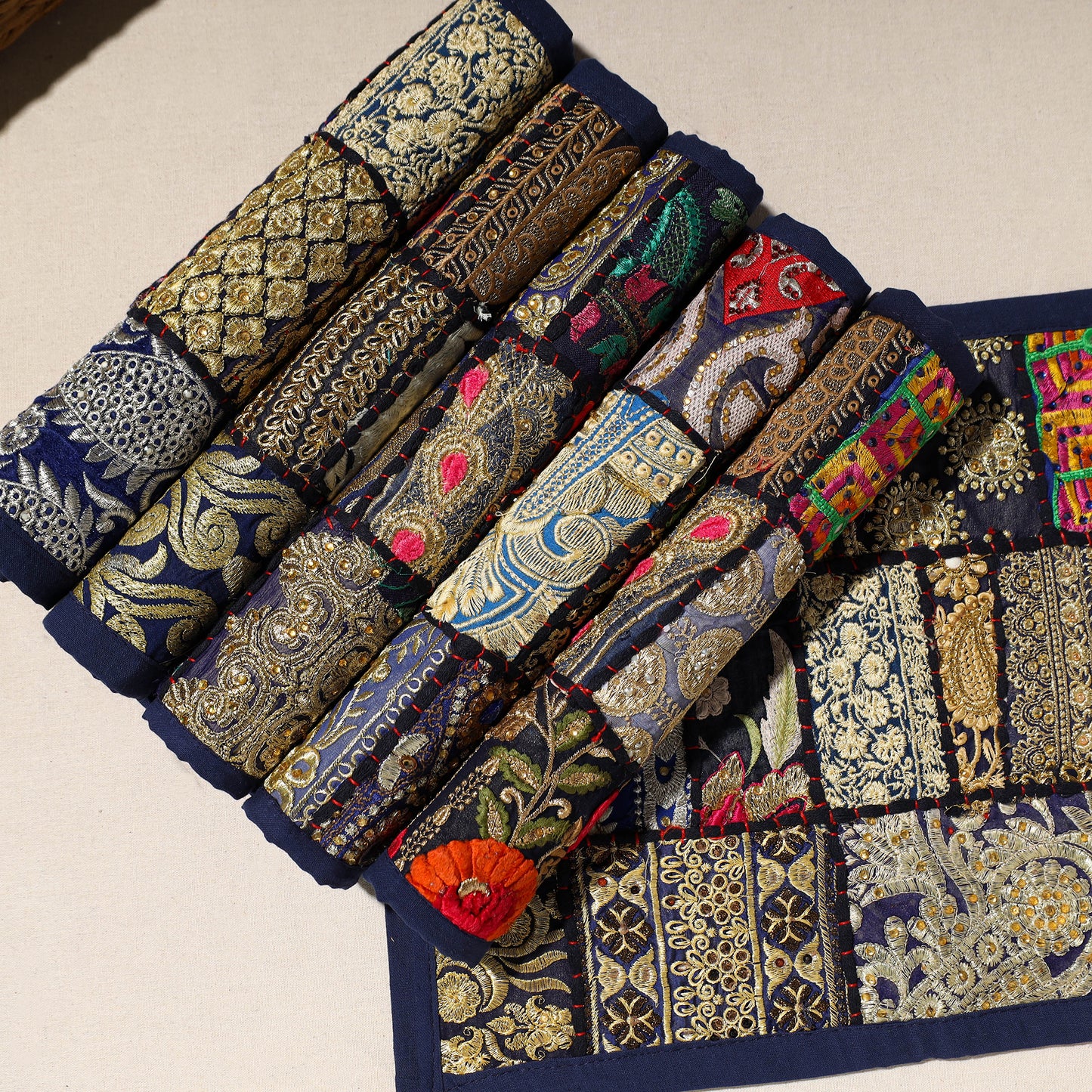 Khambadiya Patchwork Cotton Table Mats (SO6) 03