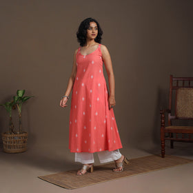 A-Line Cotton Jacquard Kurta