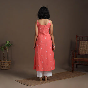 A-Line Cotton Jacquard Kurta