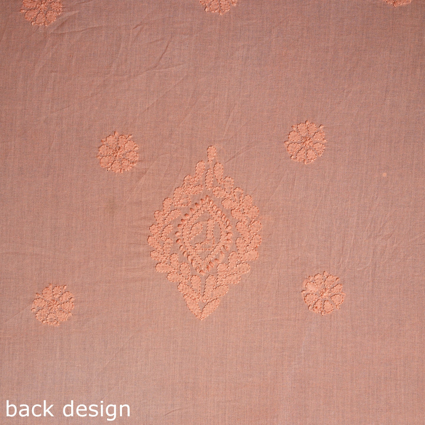 Chikankari Hand Embroidery Mul Cotton Kurta Material