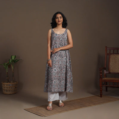 Cotton a-line sanganeri kurta 10 - handcrafted
