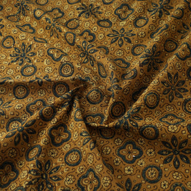 Kutch Hand Block Print Natural Dyed Cotton Ajrakh Fabric 09