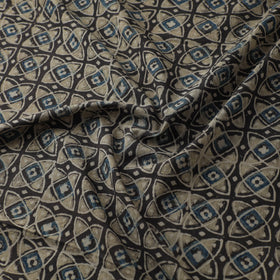 Kutch Hand Block Print Natural Dyed Cotton Ajrakh Fabric 10