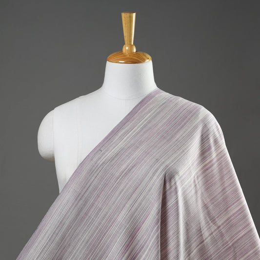 Purple - Mangalagiri Plain Handloom Cotton Fabric