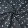 Grey - Kota Doria Cotton Bandhani Tie-Dye Fabric 20