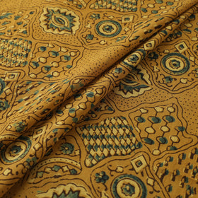 Kutch Hand Block Print Natural Dyed Cotton Ajrakh Fabric 15