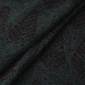 Green - Kota Doria Cotton Natural Dyed Hand Block Bagh Print Fabric 02