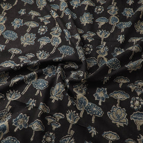 Kutch Hand Block Print Natural Dyed Cotton Ajrakh Fabric 17