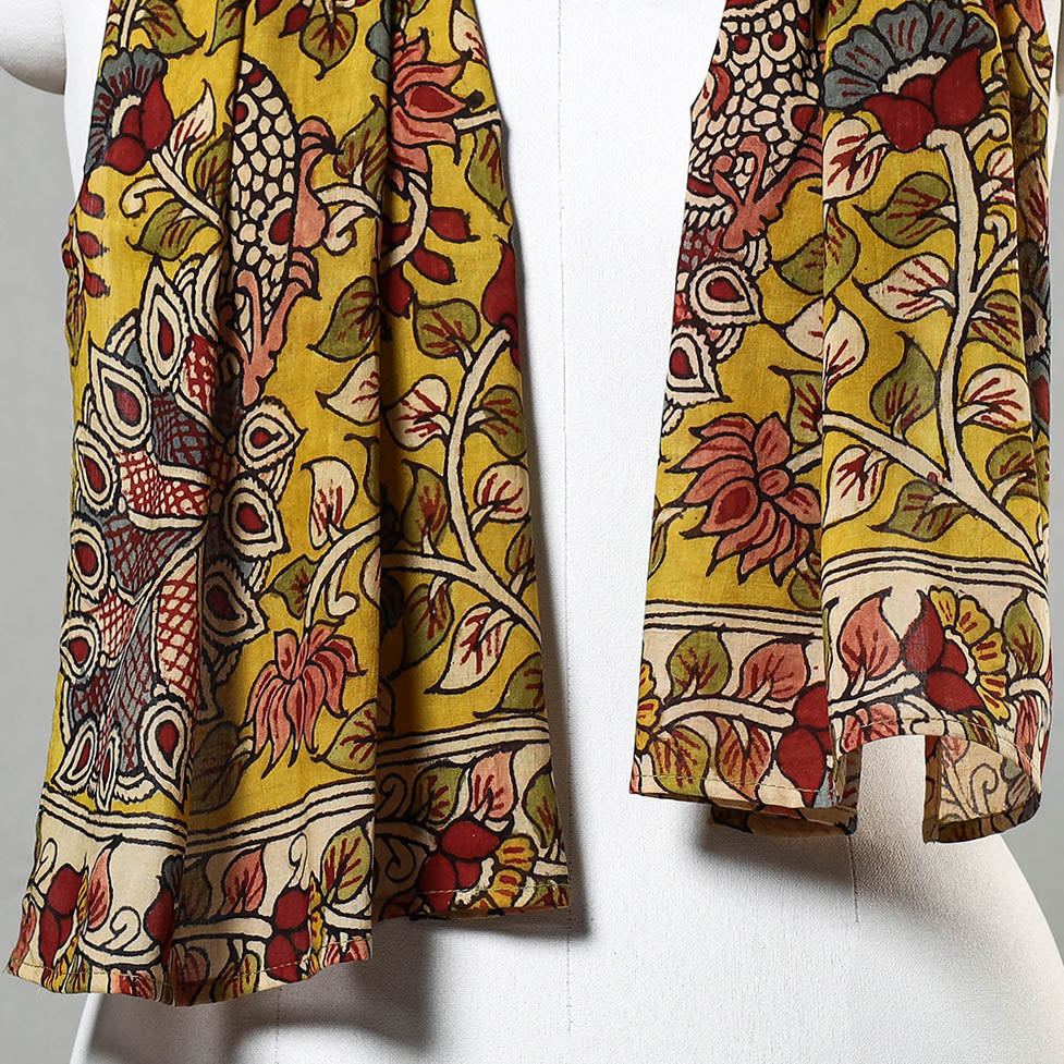 kalamkari cotton stole