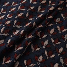 Kutch Hand Block Print Natural Dyed Cotton Ajrakh Fabric 24