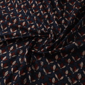 Kutch Hand Block Print Natural Dyed Cotton Ajrakh Fabric 24