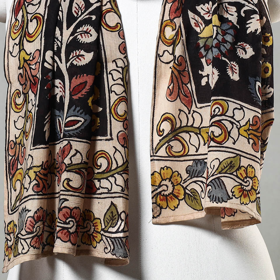 kalamkari cotton stole