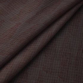 Brown - Kota Doria Cotton Natural Dyed Hand Block Bagh Print Fabric 11