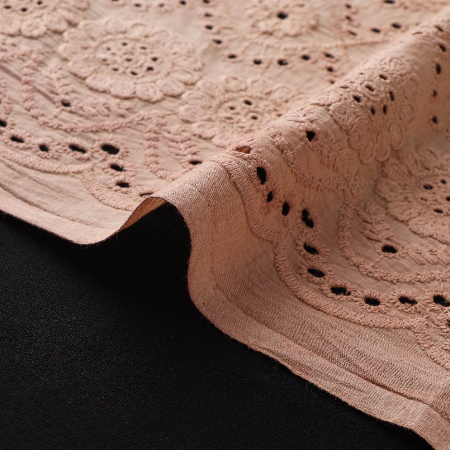 Natural Dyed Hand Block Print Ajrakh Cotton Hakoba Fabric 02