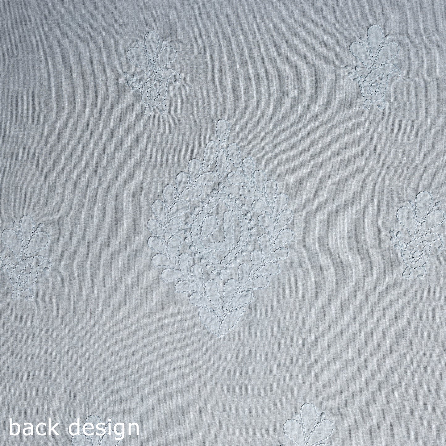 Chikankari Hand Embroidery Mul Cotton Kurta Material 