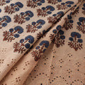 Natural Dyed Hand Block Print Ajrakh Cotton Hakoba Fabric 05