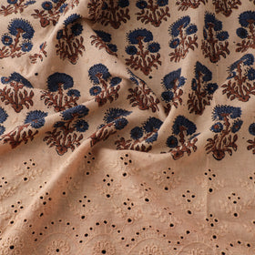 Natural Dyed Hand Block Print Ajrakh Cotton Hakoba Fabric 05