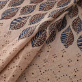 Natural Dyed Hand Block Print Ajrakh Cotton Hakoba Fabric 06