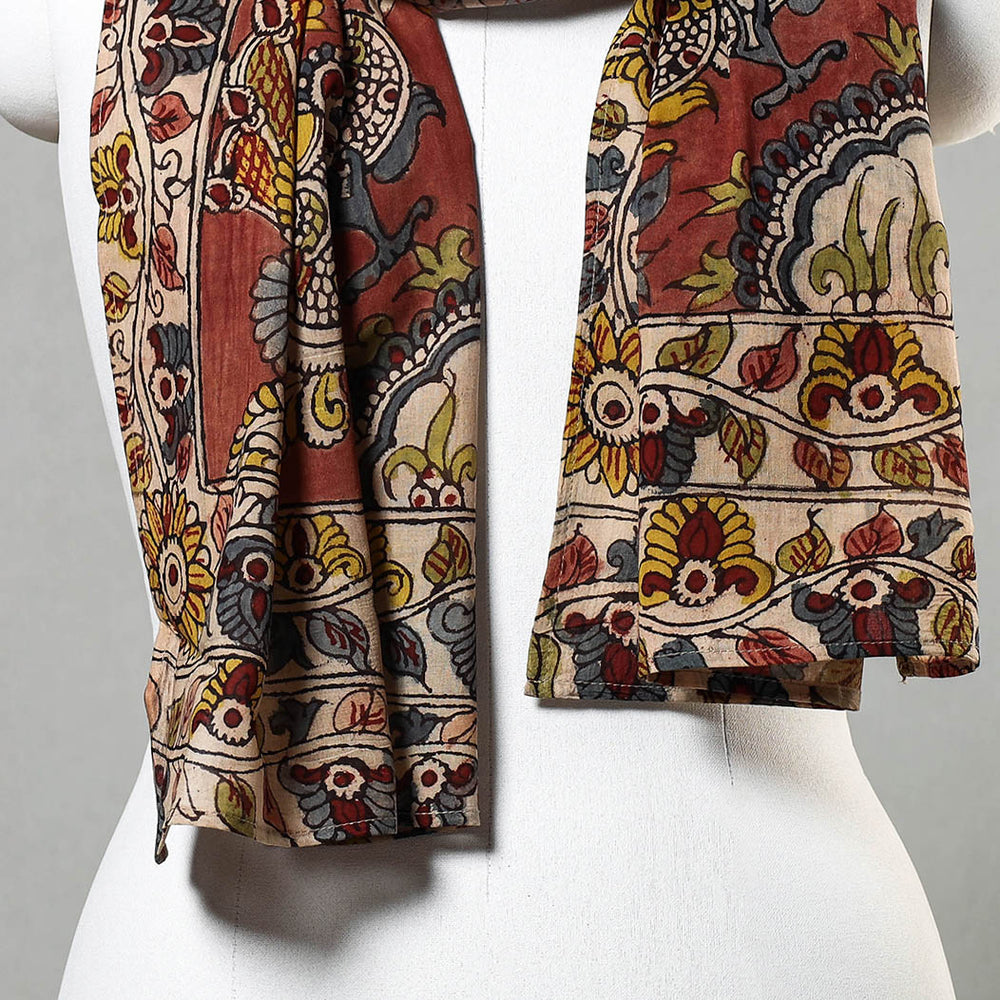 kalamkari cotton stole