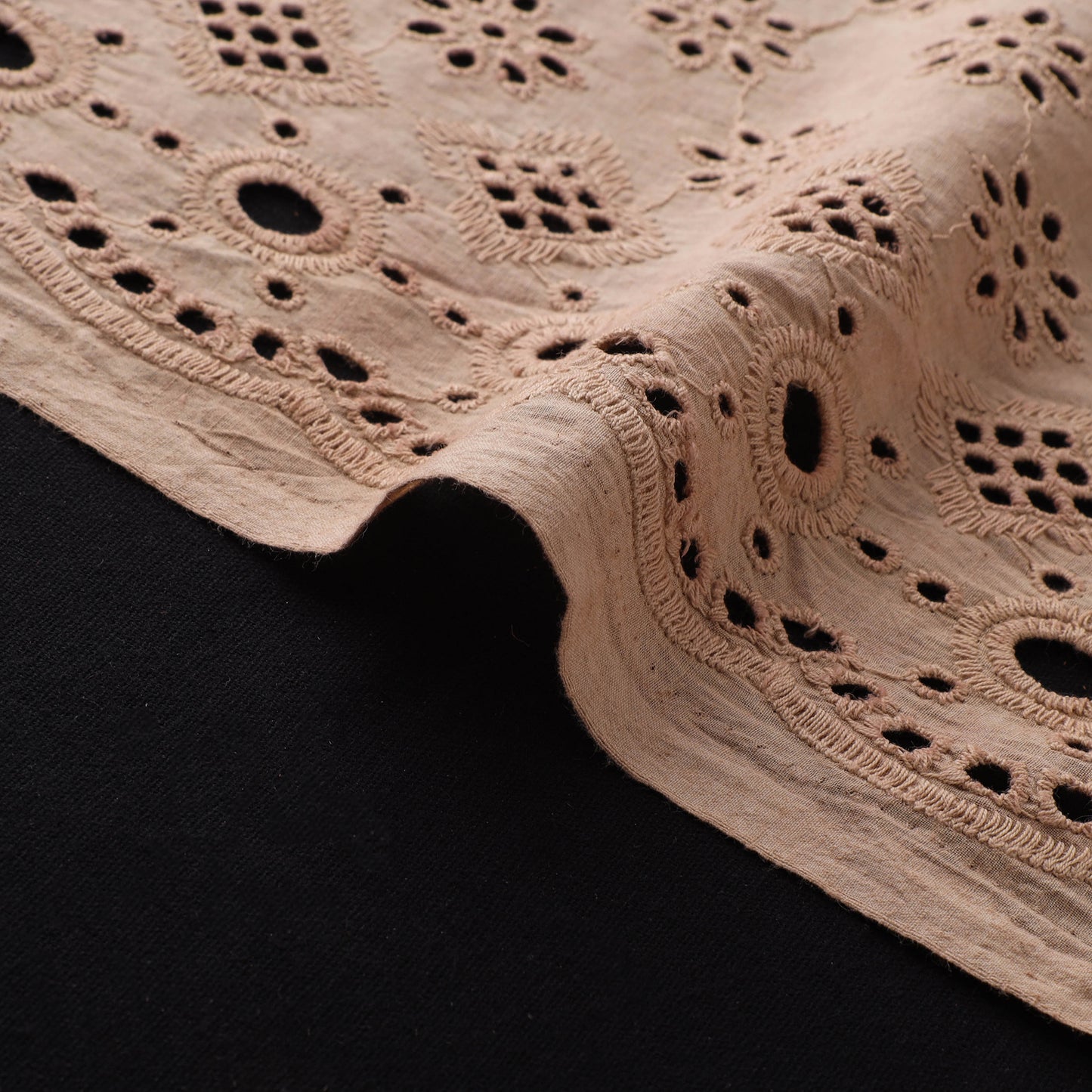 Natural Dyed Hand Block Print Ajrakh Cotton Hakoba Fabric 07