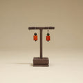 Orange - Channapatna Handcrafted Wooden Earrings 47