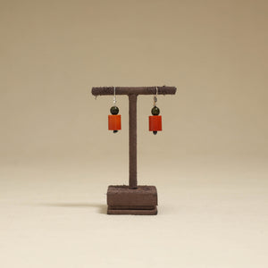 Orange - Channapatna Handcrafted Wooden Earrings 47