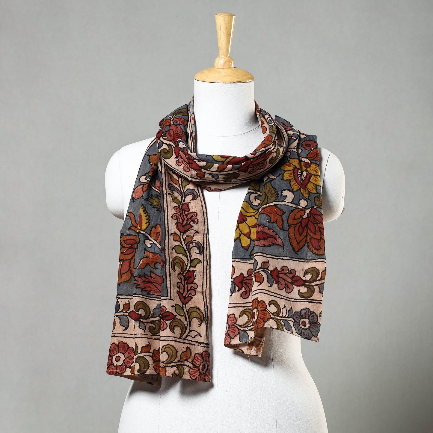 kalamkari cotton stole