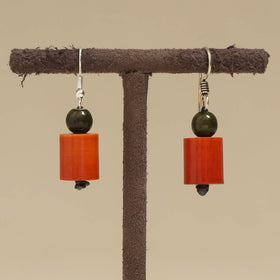 Orange - Channapatna Handcrafted Wooden Earrings 47