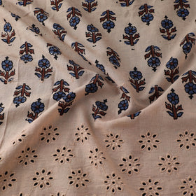 Natural Dyed Hand Block Print Ajrakh Cotton Hakoba Fabric 10