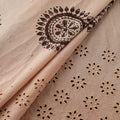 Natural Dyed Hand Block Print Ajrakh Cotton Hakoba Fabric 09