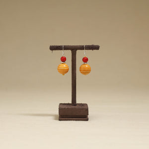 Yellow - Channapatna Handcrafted Wooden Earrings 29